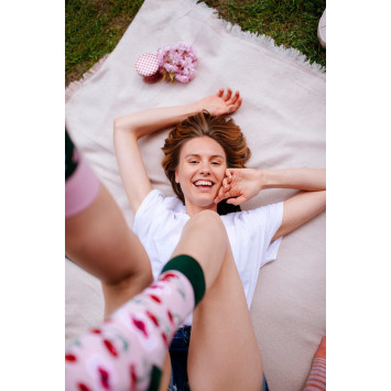 Kolorowe skarpetki - Cherry Blossom