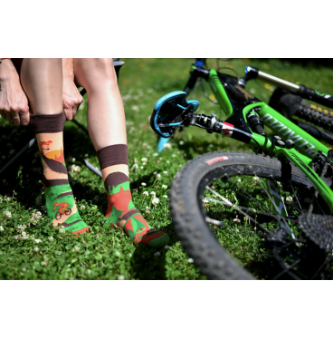 Kolorowe skarpetki - Rowery