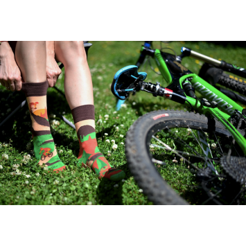 Kolorowe skarpetki - Rowery