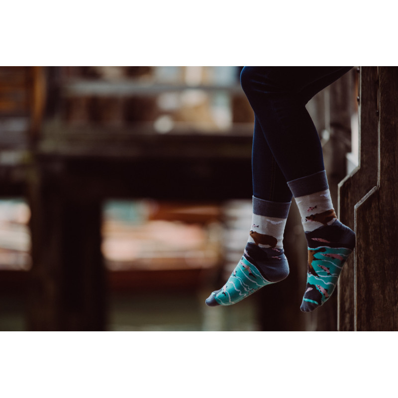 Kolorowe skarpetki - Niedźwiedzie Kolorowe skarpetki - Niedźwiedzie