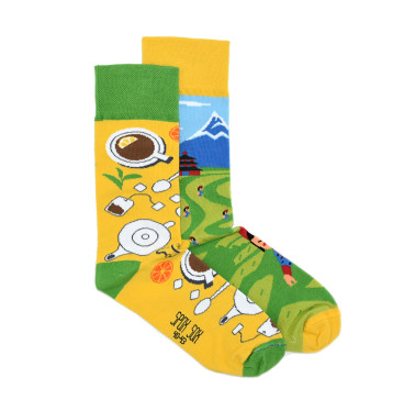 Kolorowe skarpetki - Herbata