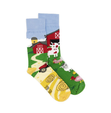 Kolorowe skarpetki - Farma