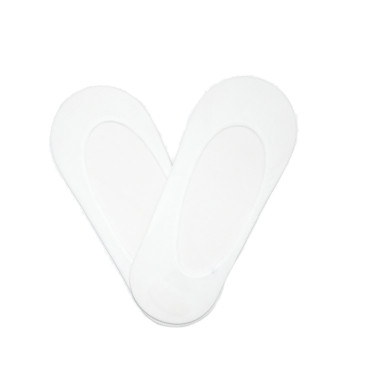 Stopki damskie z silikonem białe