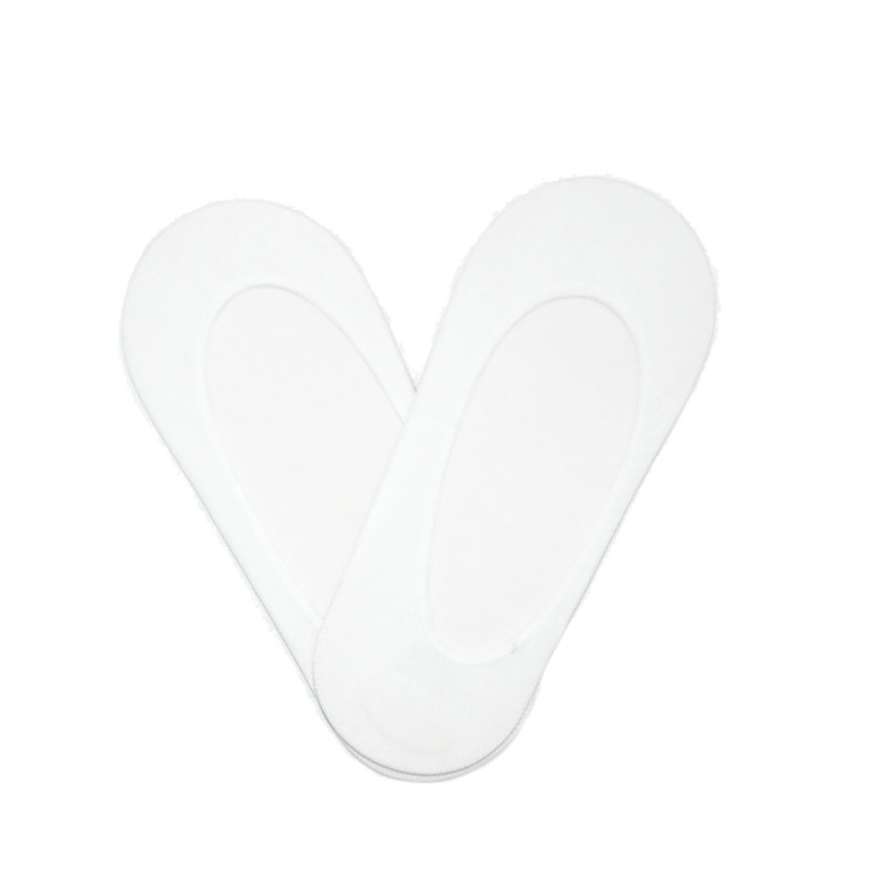 Stopki damskie z silikonem białe