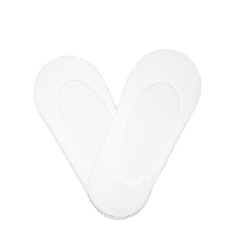Stopki damskie z silikonem białe