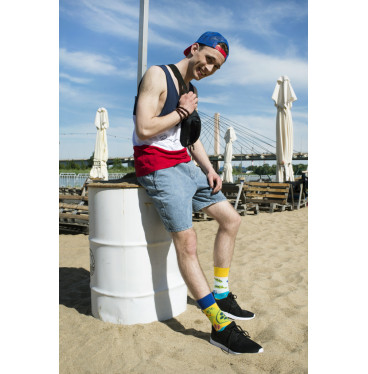 Żółw morski - kolorowe skarpetki