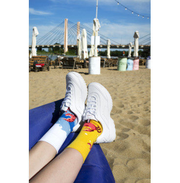 Morskie kraby - kolorowe skarpetki