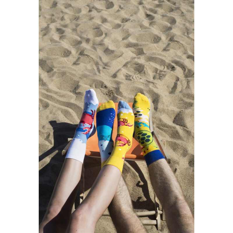 Morskie kraby - kolorowe skarpetki