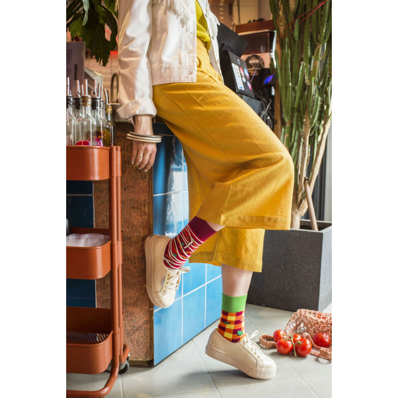 Spaghetti Bolognese - kolorowe skarpetki