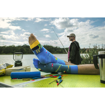 Skarpetki dla wędkarza - Kolorowe skarpetki