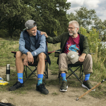 Skarpetki dla wędkarza - Kolorowe skarpetki