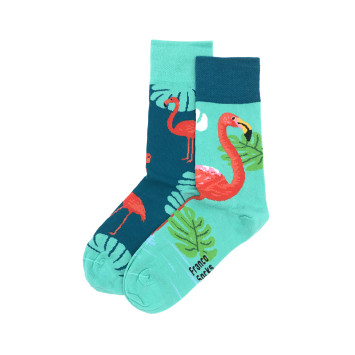 Skarpetki w tropikalne flamingi