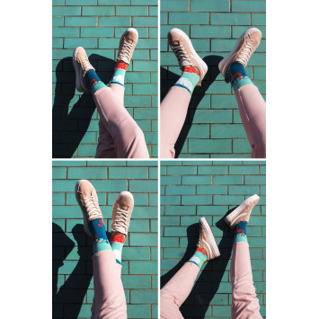 Skarpetki w tropikalne flamingi