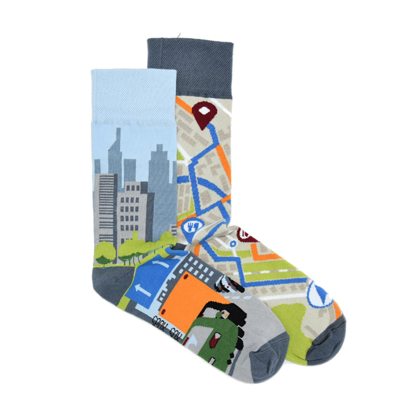 Kolorowe skarpetki - Miasto