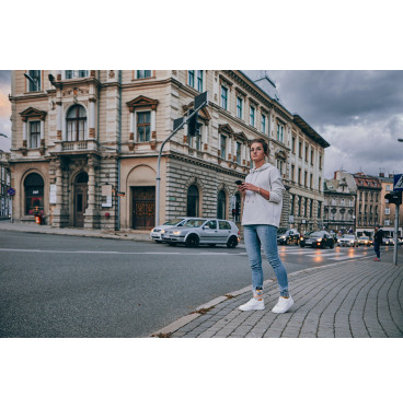 Kolorowe skarpetki - Miasto