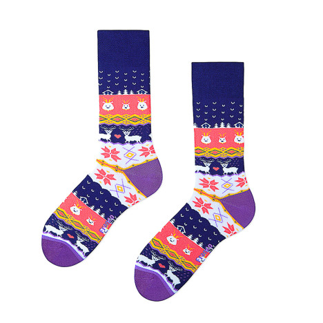 Ciepłe skarpetki w renifery