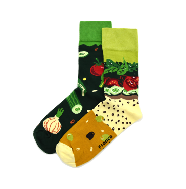 Sałatka vege - kolorowe skarpetki
