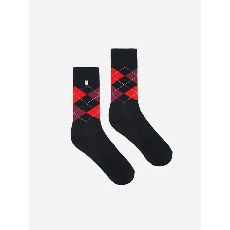 Kolorowe skarpetki - Diamonds Black