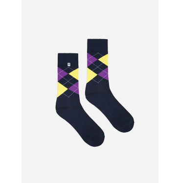 Kolorowe skarpetki - Diamonds Dark blue