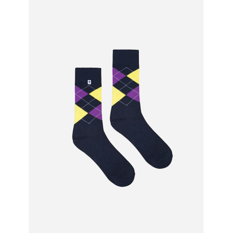 Kolorowe skarpetki - Diamonds Dark blue
