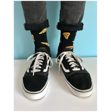 Kolorowe skarpetki - Pizza