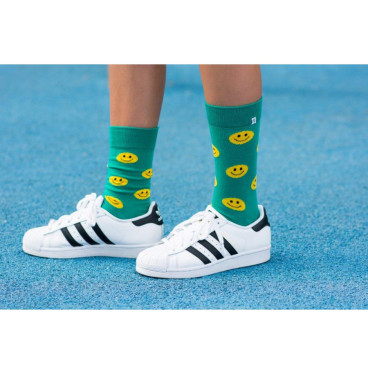 Kolorowe skarpetki - Smile Green