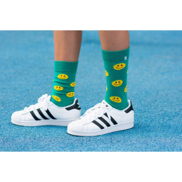 Kolorowe skarpetki - Smile Green