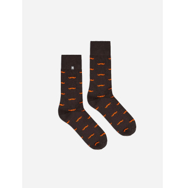 Kolorowe skarpetki - Wąsy