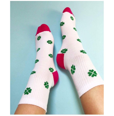 Kolorowe skarpetki - Koniczyna