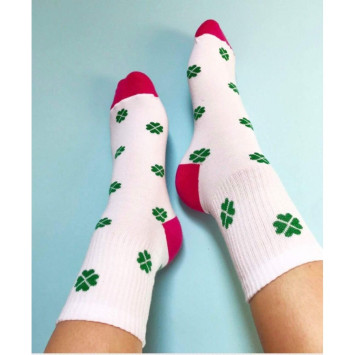 Kolorowe skarpetki - Koniczyna