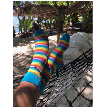 Kolorowe skarpetki - Rainbow Unicorn