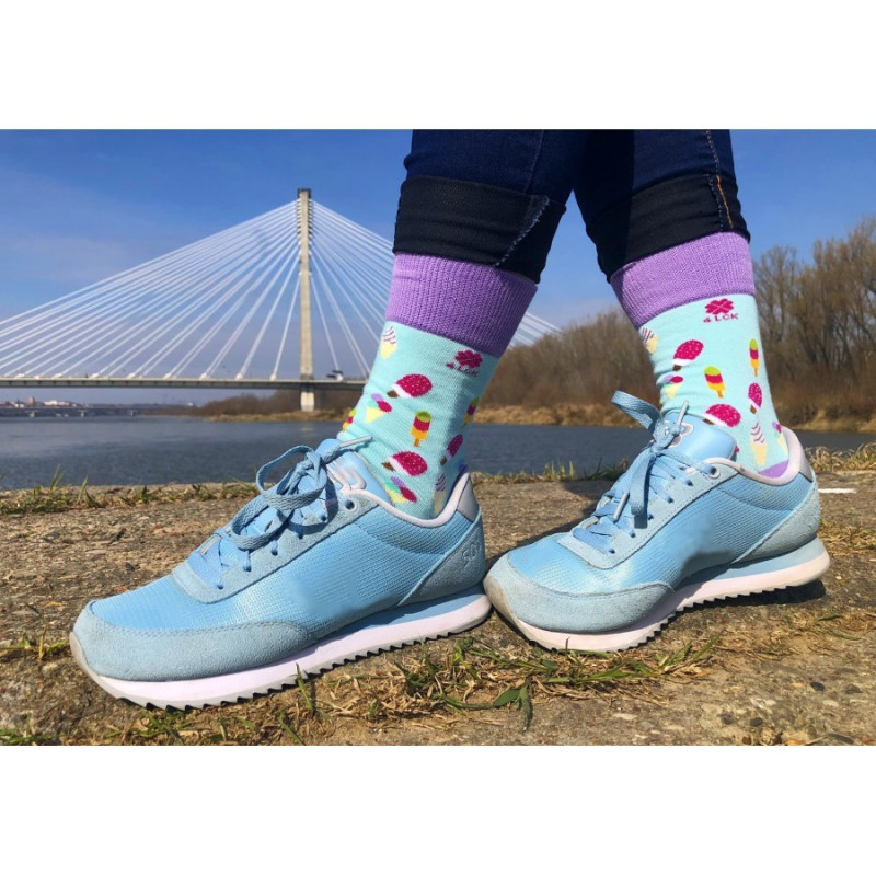 Kolorowe skarpetki - Lody