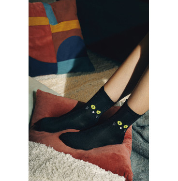 Kolorowe skarpetki Doiy Design - Cat Socks