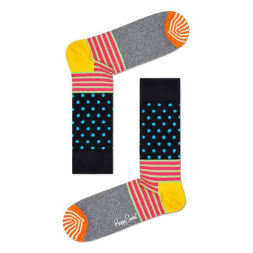 Skarpetki w kolorowe w kropki i paski