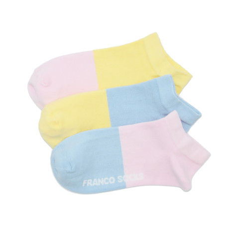 Stopki damskie pastelowe / 3-pak