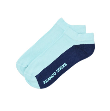 Kolorowe stopki damskie / błękitno-granatowe