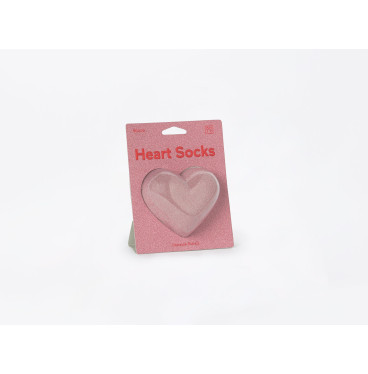 Kolorowe skarpetki Doiy Design - Heart Socks Pink