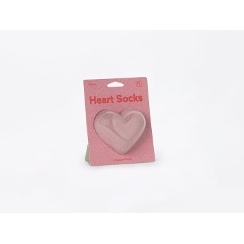 Kolorowe skarpetki Doiy Design - Heart Socks Pink