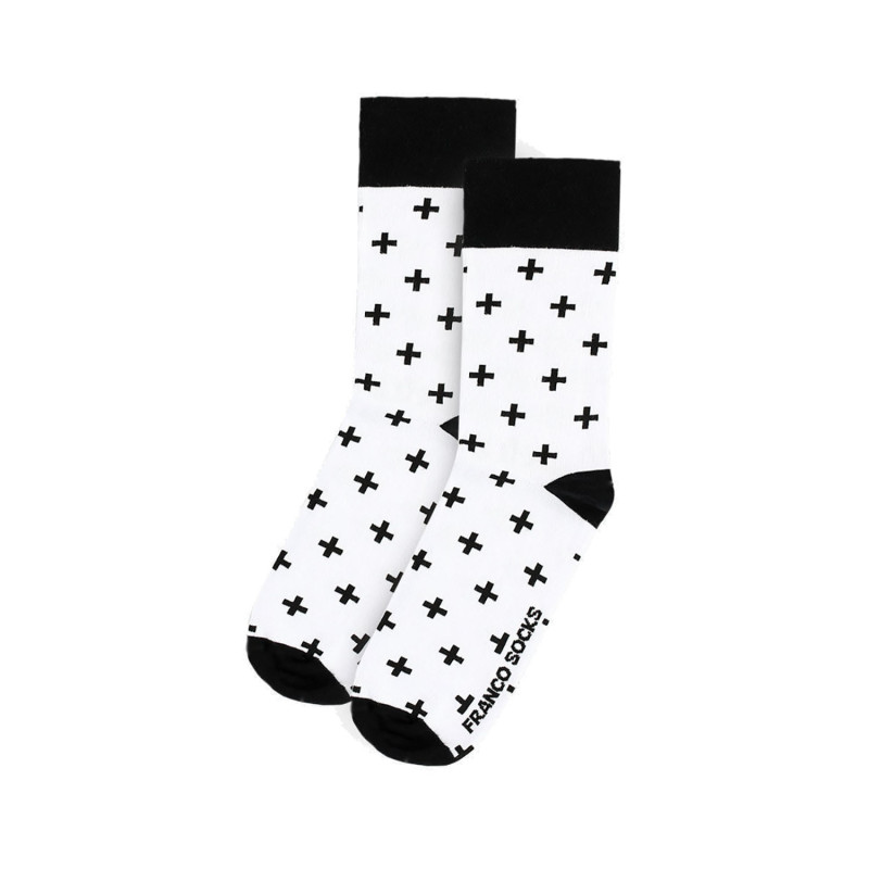 Skarpetki w czarne plusy / białe Skarpetki w czarne plusy / białe