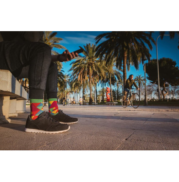 Kolorowe skarpetki - Trójkąty