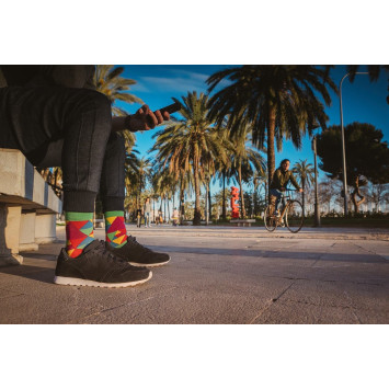 Kolorowe skarpetki - Trójkąty