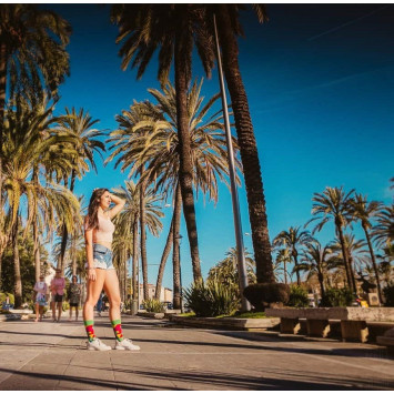 Kolorowe skarpetki - Trójkąty