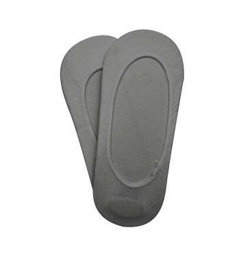 Stopki damskie z silikonem szare