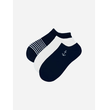 Stopki trzy kolory / Kotwica / 3-pak