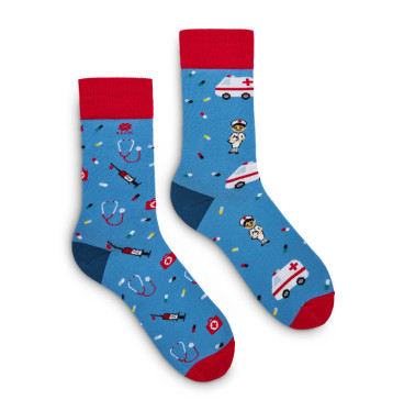 Kolorowe skarpetki - Medyczne