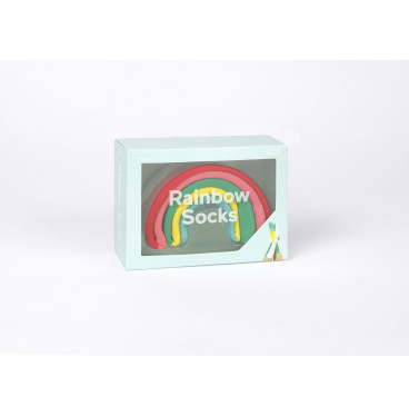 Kolorowe skarpetki Doiy Design - Rainbow Socks Pinky