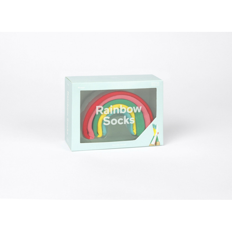 Kolorowe skarpetki Doiy Design - Rainbow Socks Pinky