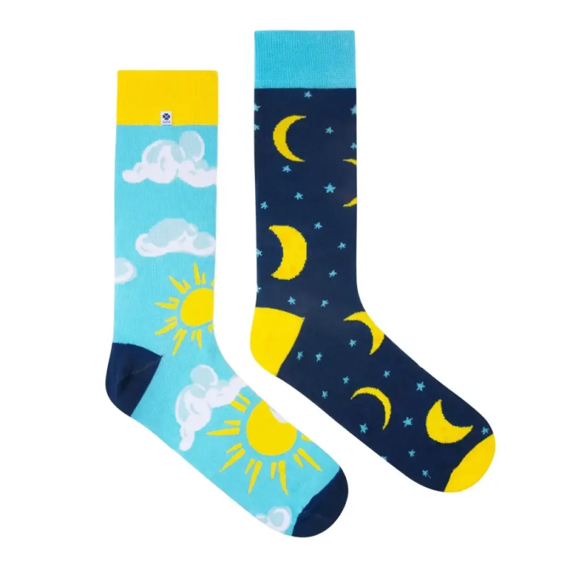 Kolorowe skarpetki - Dzień i noc