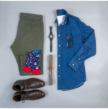 Kolorowe skarpetki - Popcorn