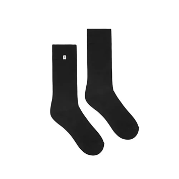 Kolorowe skarpetki - Czarne skarpetki bambusowe